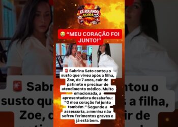 🚨 SABRINA SATO REVELA SUSTO COM A FILHA E EMOCIONA A WEB! 😢💔