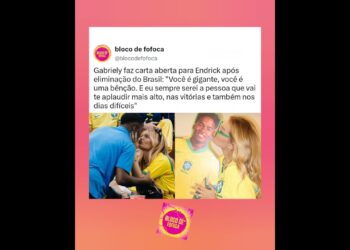 Gabriely faz carta aberta para #endrick  após eliminação do Brasil. #fofoca #fofocas