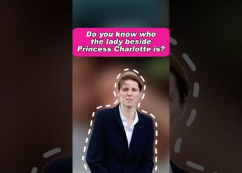 Do you know who the lady beside Princess Charlotte is? #princesscharlotte #royal