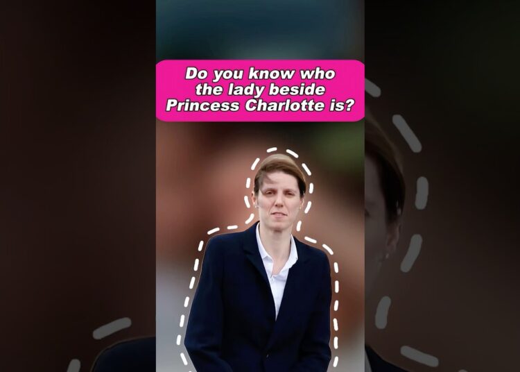 Do you know who the lady beside Princess Charlotte is? #princesscharlotte #royal
