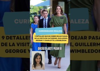 9 DETALLES QUE DEBES SABER DE LA VISITA DE CATHERINE, GUILLERMO, GEORGE Y CHARLOTTE A WIMBLEDON 🎾