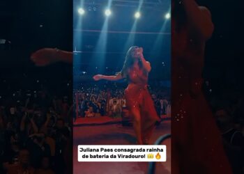 JULIANA PAES É COROADA RAINHA DE BATERIA DA VIRADOURO! #fofoca #celebridades #famosos