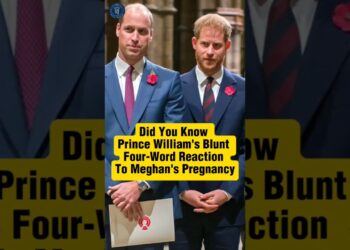 Did You Know Prince William Blunt Four Word To Meghan Pregnancy? #fyp #royalfamily #princewilliam
