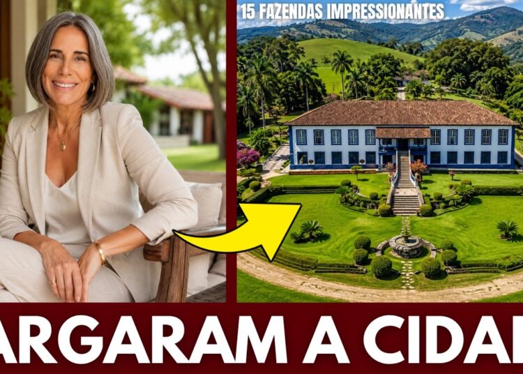 POR DENTRO DAS 15 FAZENDAS MAIS IMPRESSIONANTES DOS FAMOSOS QUE ABANDONARAM A CIDADE