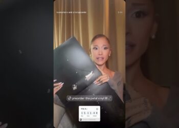 Ariana Grande Unboxes Her Stunning Petal Vinyl Ahead of Release 🌸💿