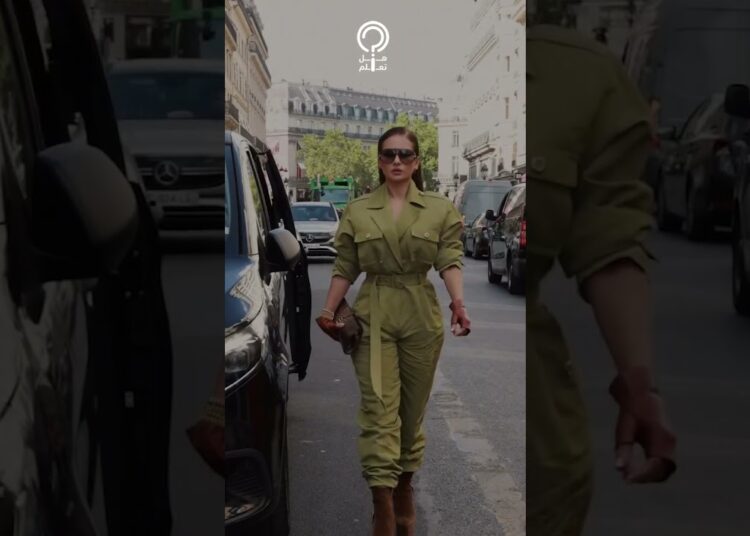 تفاصيل 4 إطلالات ظهرت بهم نيللي كريم في أسبوع الموضة في باريس