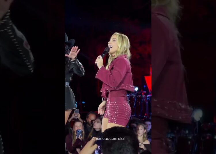 Ana Castela canta com Duda Bertelli na gravação do seu 1º DVD e emociona os fãs