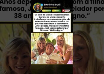 Pais de Eliana viveram amor à primeira vista e tiveram casamento bancado pelos patrões
