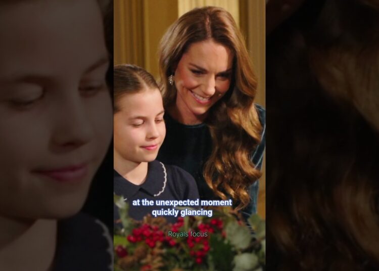 Kate Middleton And Charlotte Burst Into Giggles#royal#katemiddleton#shorts#charlotte
