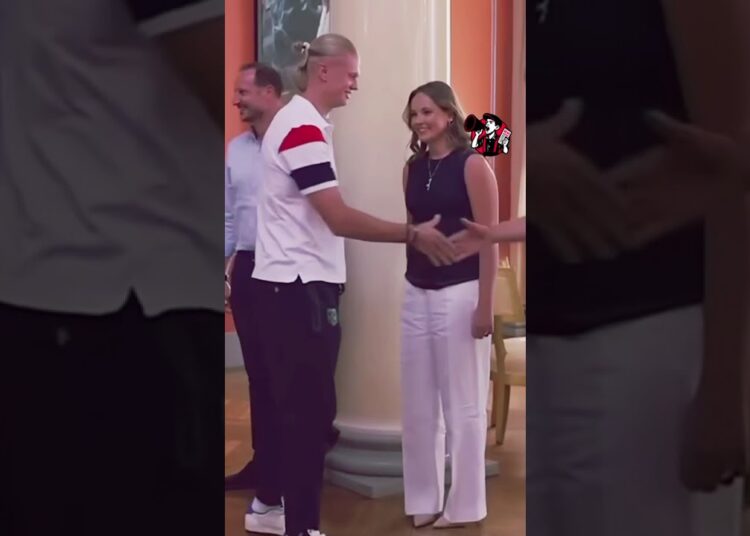 👀 Haaland y la realeza noruega: un apretón de manos con más preguntas que respuestas