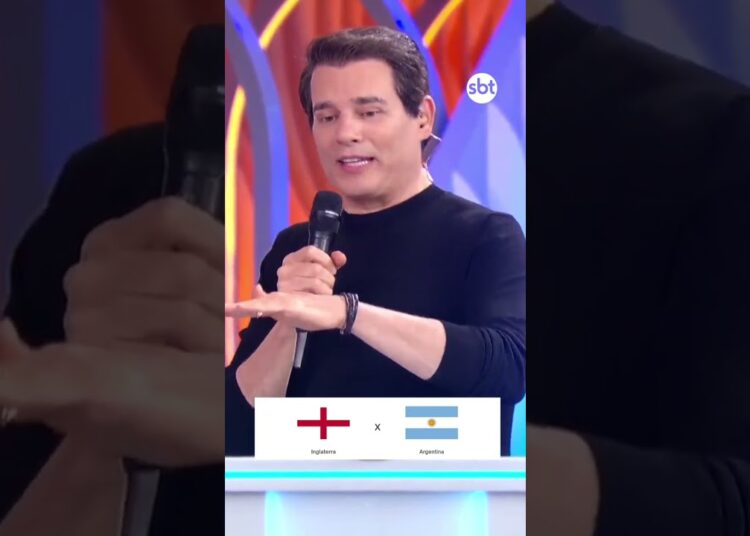 Clima terrível pré-jogo de Argentina vs Inglaterra #DomingoLegal #sbt