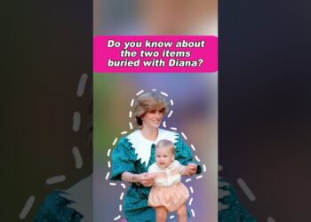 Do you know about the two items buried with Diana? #royal #princessdiana