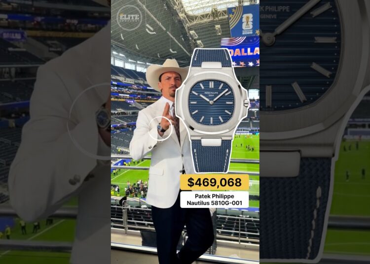 💎 Zlatan Ibrahimović’s $469K Patek Philippe Flex at World Cup 2026 🤠⌚