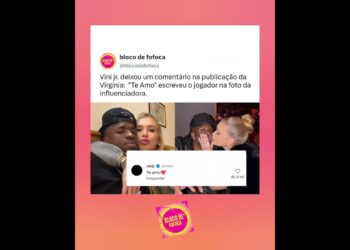#vinijr . deixou um comentário na publicação da #virginia. #fofoca #fofocas
