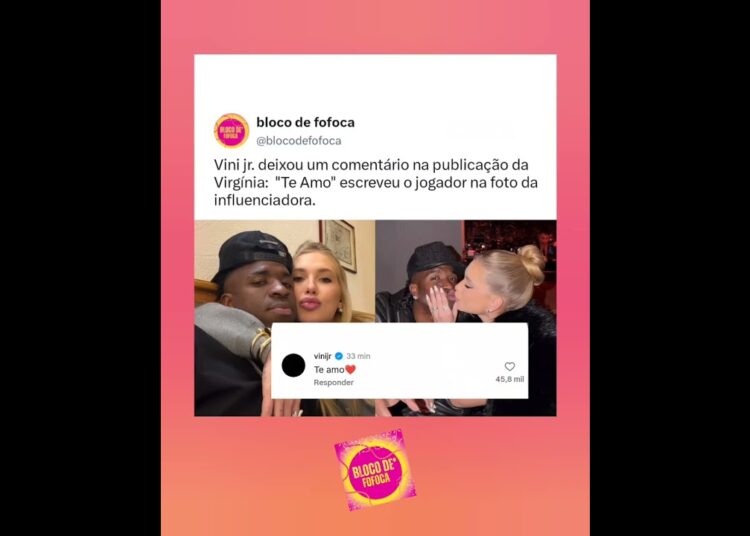 #vinijr . deixou um comentário na publicação da #virginia. #fofoca #fofocas
