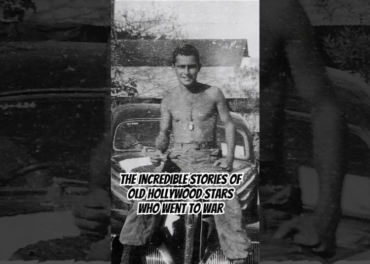 The Incredible Stories of Old Hollywood Stars Who Went to War #shorts