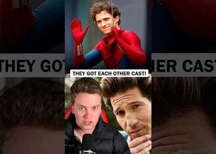 Tom Holland & Jon Bernthal Helped Each Other Join Marvel 😱 #shorts #marvel #mcu #spiderman