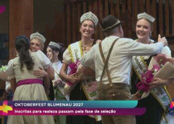 Oktoberfest Blumenau 2027: inscritas para realeza passam pela fase de seleção
