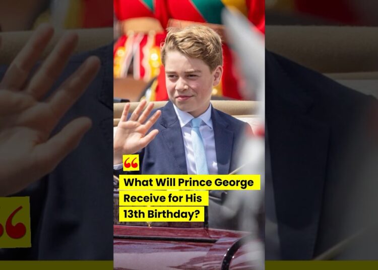 What will prince George receive for his 13th birthday #royal #royalfamily