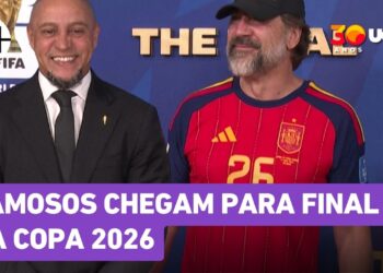 Copa 2026: Javier Barden, Roberto Carlos e mais famosos chegam para final do Mundial