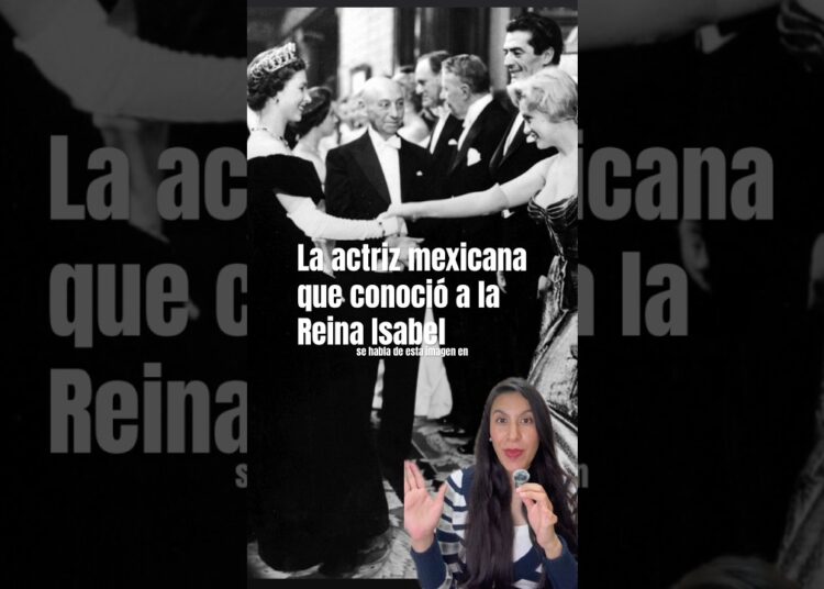 La Reina Isabel y la actriz mexicana Katy Jurado #realeza #celebrities #reinaisabel #reinaisabelii