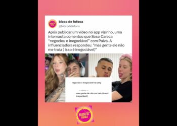 uma internauta comentou que #sosocareca “negociou o inegociável” com #mcpaiva. #fofoca