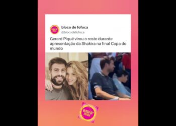 #gerardpiqué chamou atenção nas redes sociais durante apresentação da #shakira. #fofoca