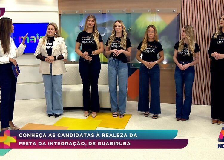 Guabiruba apresenta candidatas à realeza da Festa da Integração