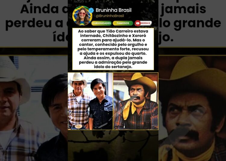 Chitãozinho e Xororó foram expulsos por Tião Carreiro e motivo surpreende fãs