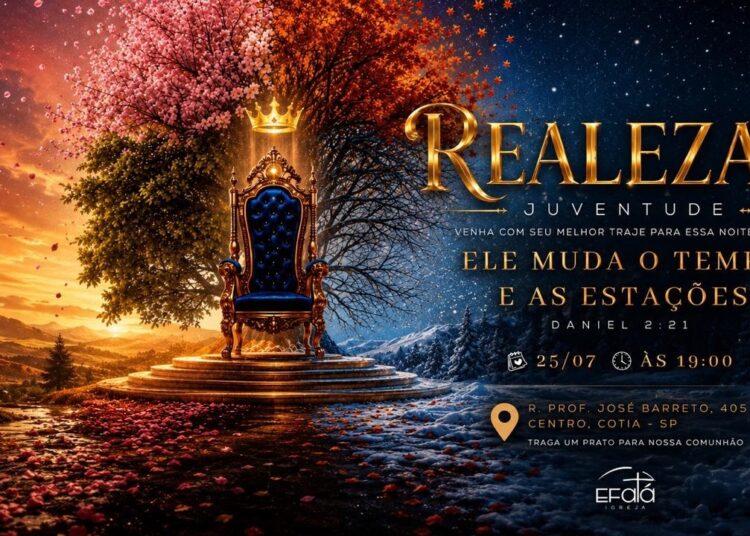 CULTO REALEZA 4 (Juventude )  – ELE MUDA O TEMPO E AS ESTAÇÕES