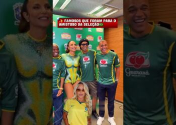 Famosos que foram para o amistoso entre Brasil e Panamá ✨🇧🇷 #selecaobrasileira #copadomundo