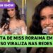 Miss Roraima se perde ao responder pergunta de Galisteu no Miss Universe Brasil e discurso viraliza