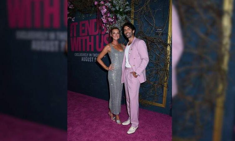 A esposa de Justin Baldoni, Emily, parece fazer sombra a Blake Lively em homenagem ao 13º aniversário de casamento: 'Still My Favorite Lift'