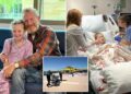 A filha mais nova da estrela country Rory Feek foi levada de avião para o hospital após um susto de saúde com risco de vida