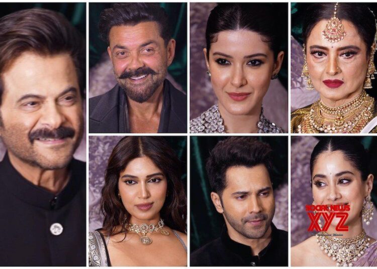 A recepção de casamento de Anshula Kapoor e Rohan Thakkar transforma um caso repleto de estrelas com celebridades de Bollywood presentes