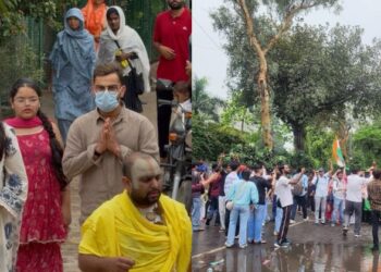 A visita de Premanand Maharaj de Virat Kohli e Anushka Sharma está irritando os fãs em meio ao protesto do CJP