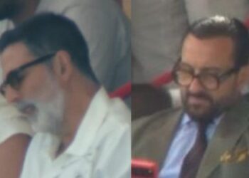Akshay Kumar, Saif Ali Khan e outras celebridades comparecem ao IND vs ENG ODI no Lord's. Fotos