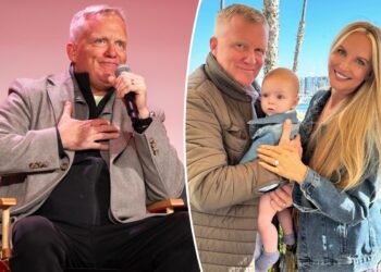 Anthony Michael Hall emociona-se ao encontrar sua 'alma gêmea', tornando-se pai pela primeira vez aos 50 anos