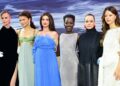 As vencedoras do Oscar Anne Hathaway, Charlize Theron e Lupita Nyong'o estão deslumbrantes na estreia de The Odyssey