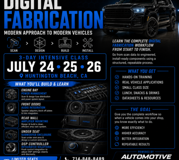 Automotive Entertainment lança curso de treinamento em fabricação digital