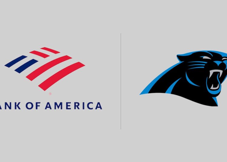 Bank of America e Carolina Panthers estendem direitos de nomeação para o Bank of America Stadium, reforçando o compromisso de longo prazo com Charlotte e as Carolinas