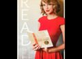 Cartaz de Taylor Swift lendo 'The Giver' está à venda em leilão da American Library Association