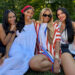 Ciara e Russell Wilson acompanhados por Vanessa e Natalia Bryant para a celebração do 4 de julho: 'Boas vibrações e bons momentos'