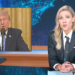 Desi Lydic zomba da 'falha' de Trump durante discurso eleitoral