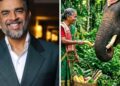 Ela nasceu em uma família real, mas desistiu da vida luxuosa pelos elefantes. O ator Madhavan saúda Parbati Barua, premiado com Padma Shri, que treinou mais de 500 elefantes
