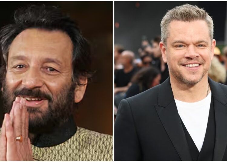 Eu daria meu braço direito: Shekhar Kapur para Matt Damon depois que ele se lembra de ter perdido seu filme