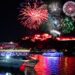 Eventos de música e fogos de artifício fazem os americanos se sentirem em casa