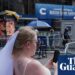 Fãs de Taylor Swift enfrentam o calor de Nova York para estar (pelo menos um pouco) perto do casamento com Travis Kelce | Taylor Swift