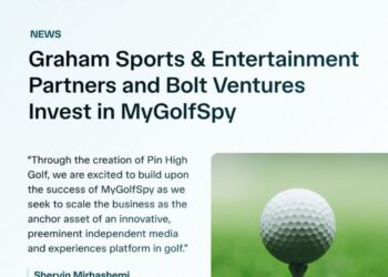 Graham Sports & Entertainment Partners e Bolt Ventures lançam plataforma Pin High Golf com aquisição do MyGolfSpy