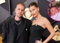 Hailey Bieber comemora álbum ao vivo do marido Justin Bieber